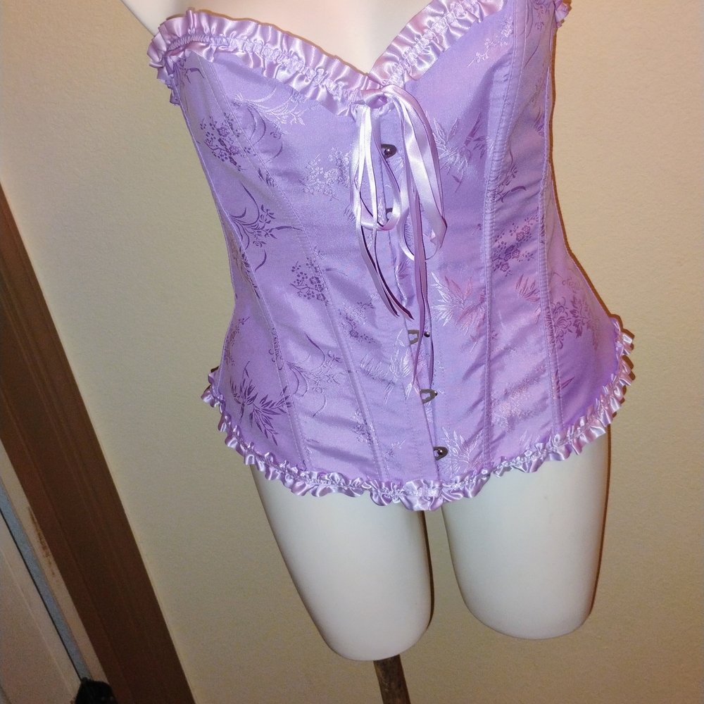 Lavender Corset Top